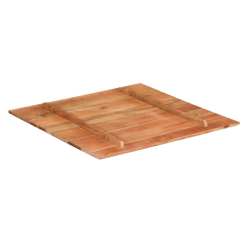 vidaXL Blat stołu, lite drewno akacjowe, 15-16 mm, 80x80 cm