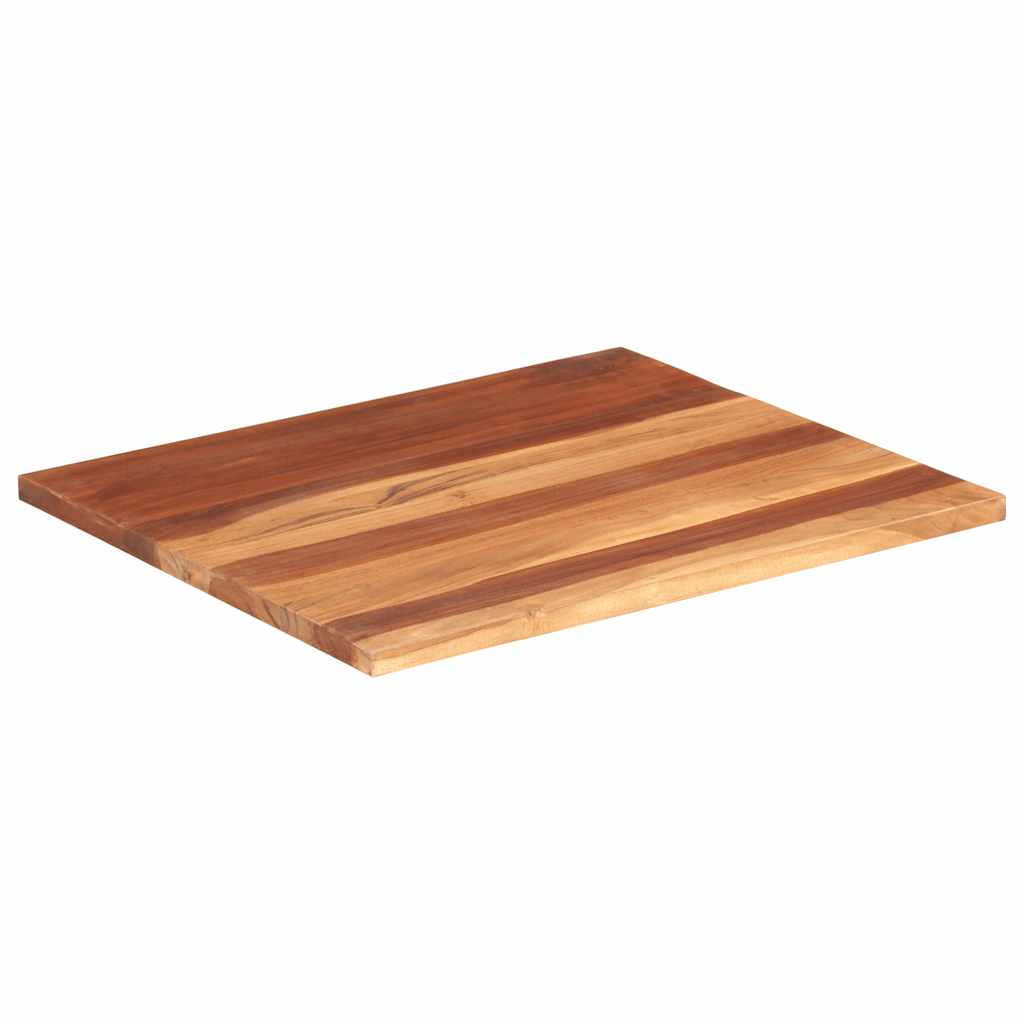 vidaXL Blat stołu, lite drewno akacjowe, 25-27 mm, 60x70 cm