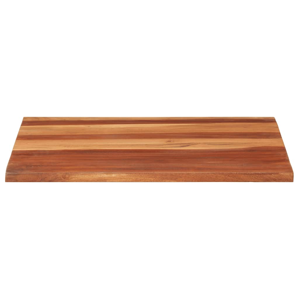 vidaXL Blat stołu, lite drewno akacjowe, 25-27 mm, 60x70 cm