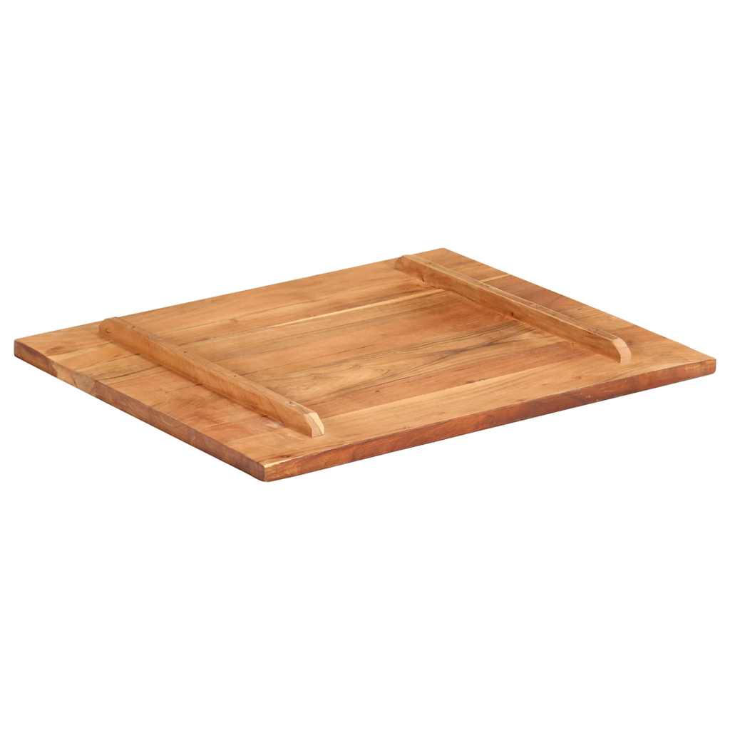 vidaXL Blat stołu, lite drewno akacjowe, 25-27 mm, 60x70 cm