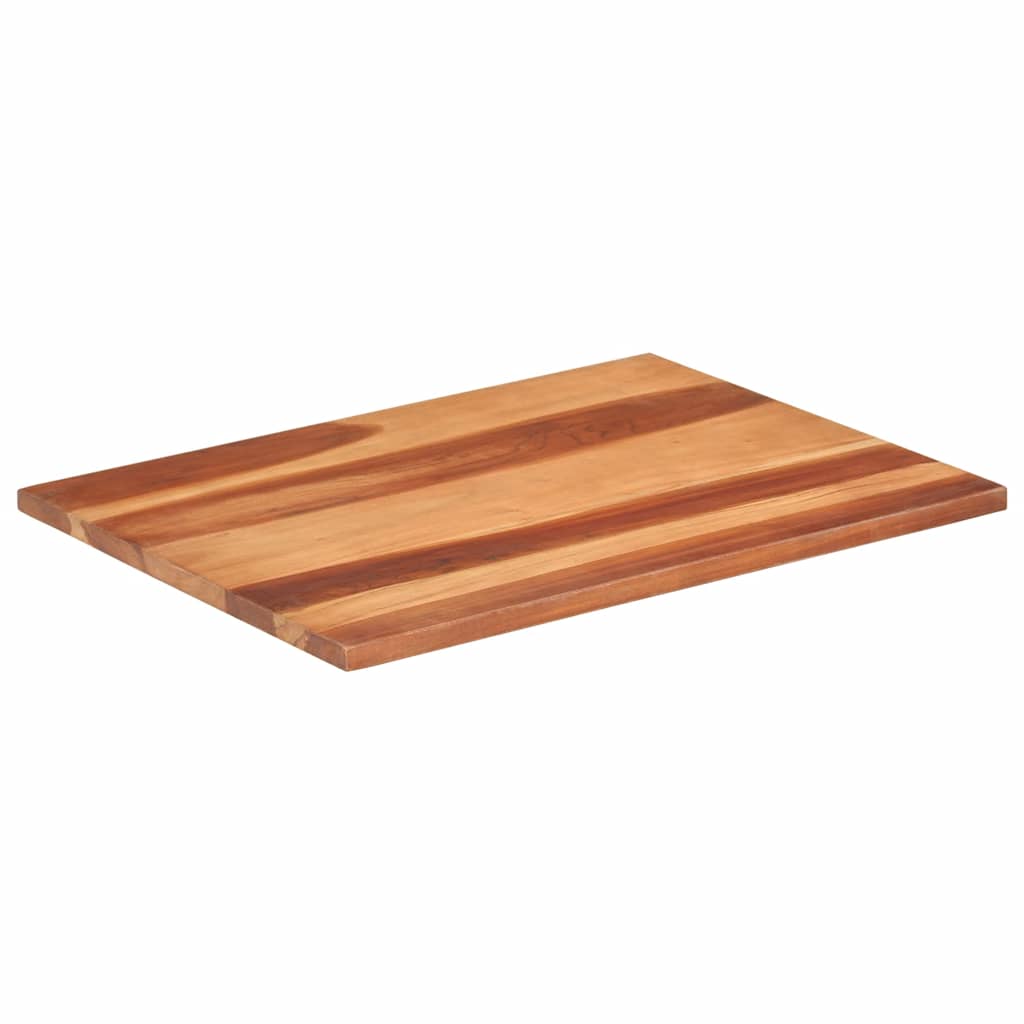 vidaXL Blat stołu, lite drewno akacjowe, 25-27 mm, 60x80 cm