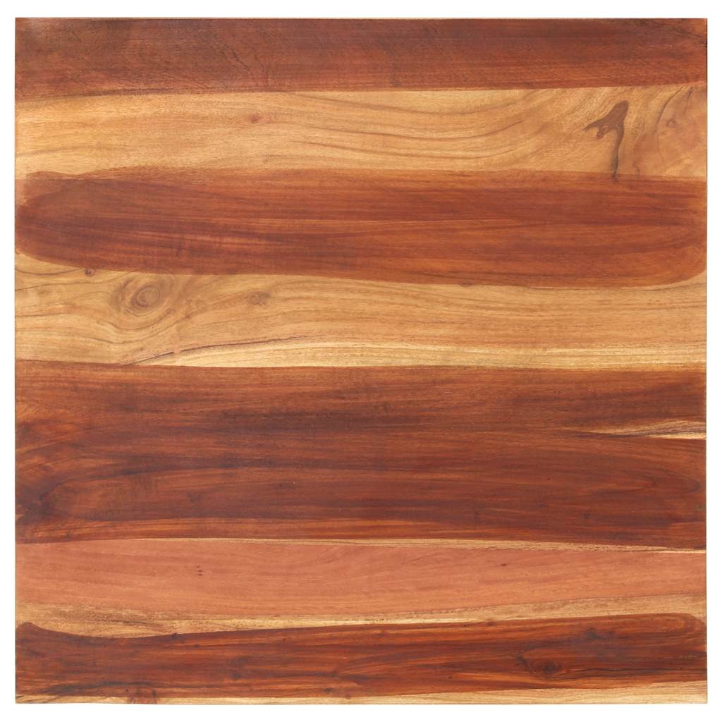 vidaXL Blat stołu, lite drewno akacjowe, 25-27 mm, 70x70 cm