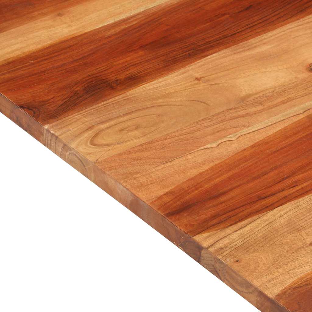 vidaXL Blat stołu, lite drewno akacjowe, 25-27 mm, 70x70 cm