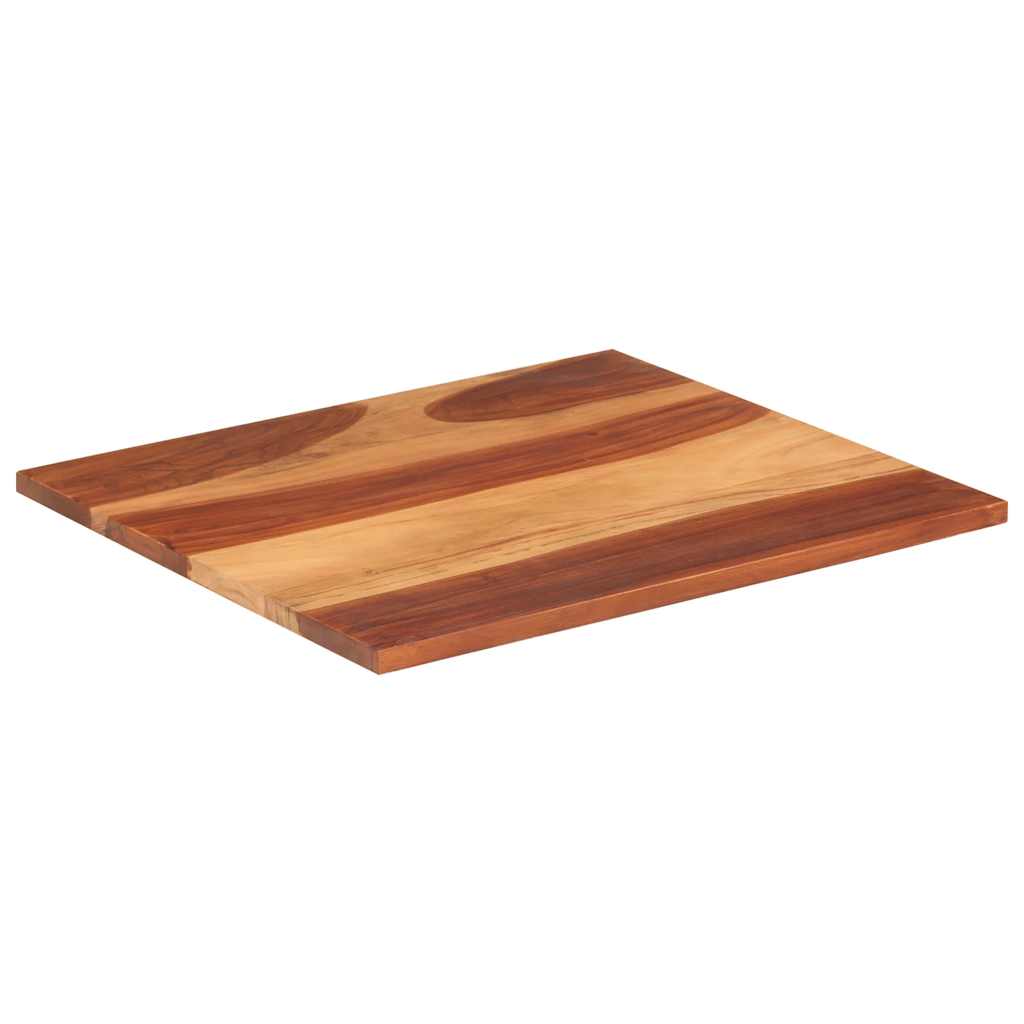 vidaXL Blat stołu, lite drewno akacjowe, 25-27 mm, 70x80 cm