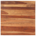 vidaXL Blat stołu, lite drewno akacjowe, 25-27 mm, 80x80 cm