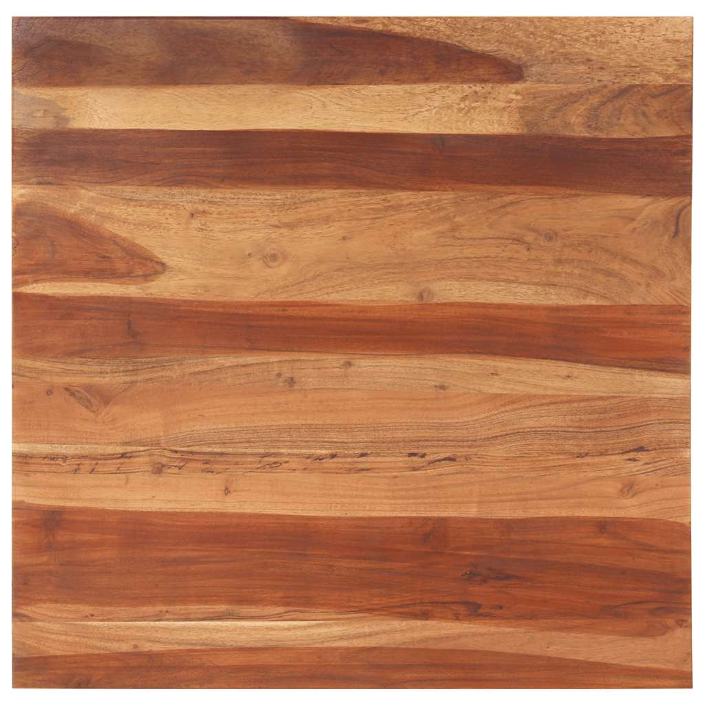 vidaXL Blat stołu, lite drewno akacjowe, 25-27 mm, 80x80 cm
