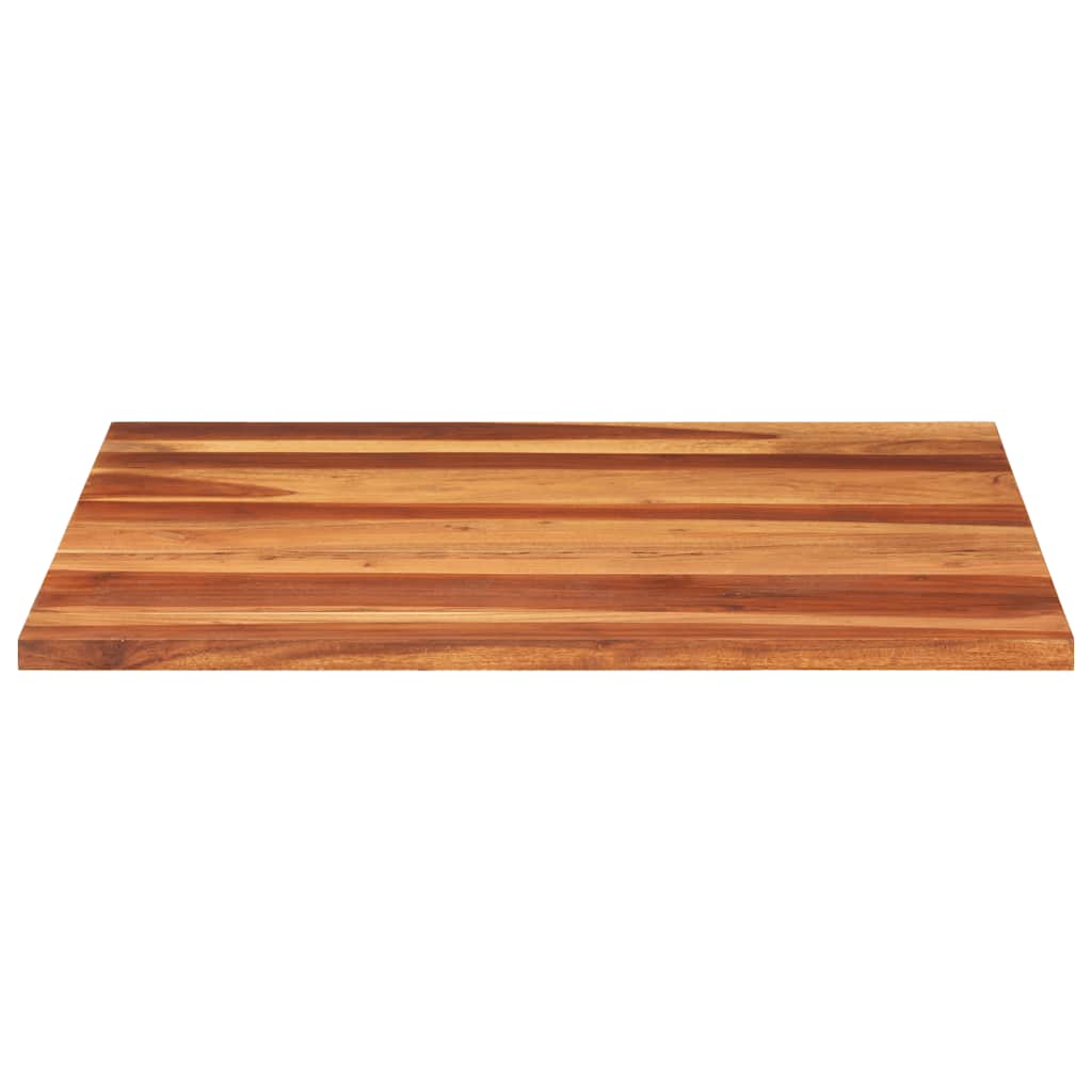 vidaXL Blat stołu, lite drewno akacjowe, 25-27 mm, 80x80 cm