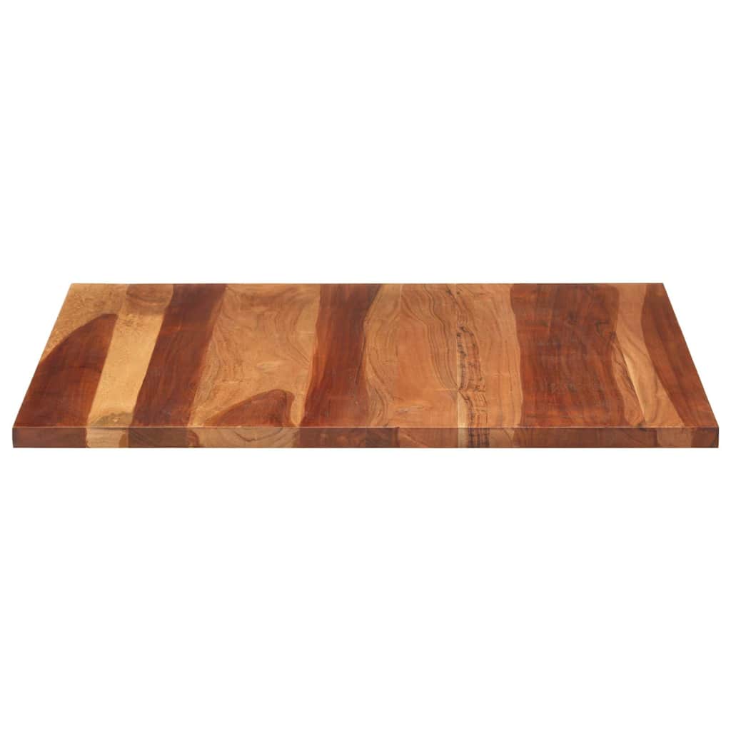 vidaXL Blat stołu, lite drewno akacjowe, 25-27 mm, 80x80 cm