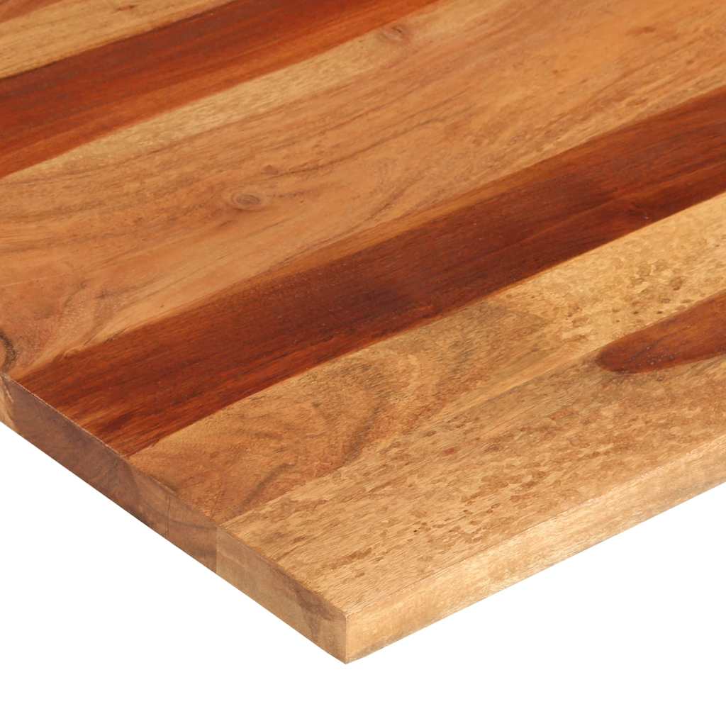 vidaXL Blat stołu, lite drewno akacjowe, 25-27 mm, 80x80 cm