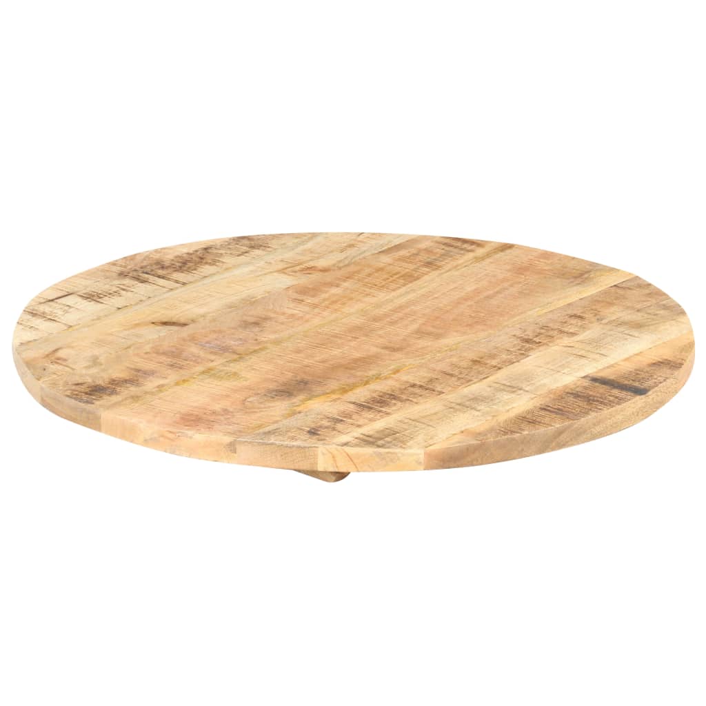vidaXL Blat stołu, lite drewno mango, okrągły, 25-27 mm, 50 cm