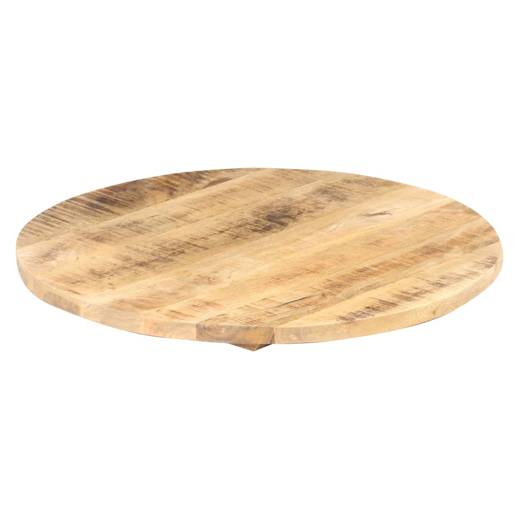 vidaXL Blat stołu, lite drewno mango, okrągły, 25-27 mm, 70 cm