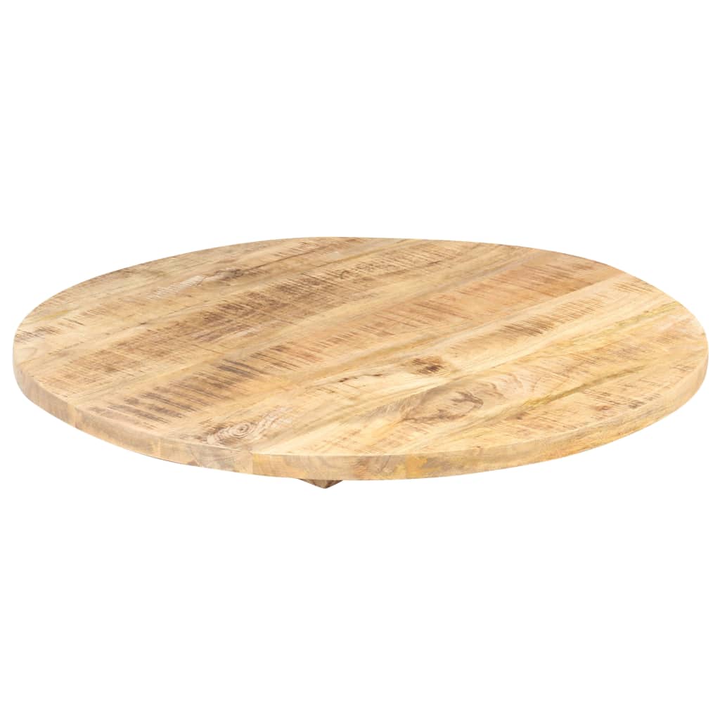 vidaXL Blat stołu, lite drewno mango, okrągły, 25-27 mm, 70 cm
