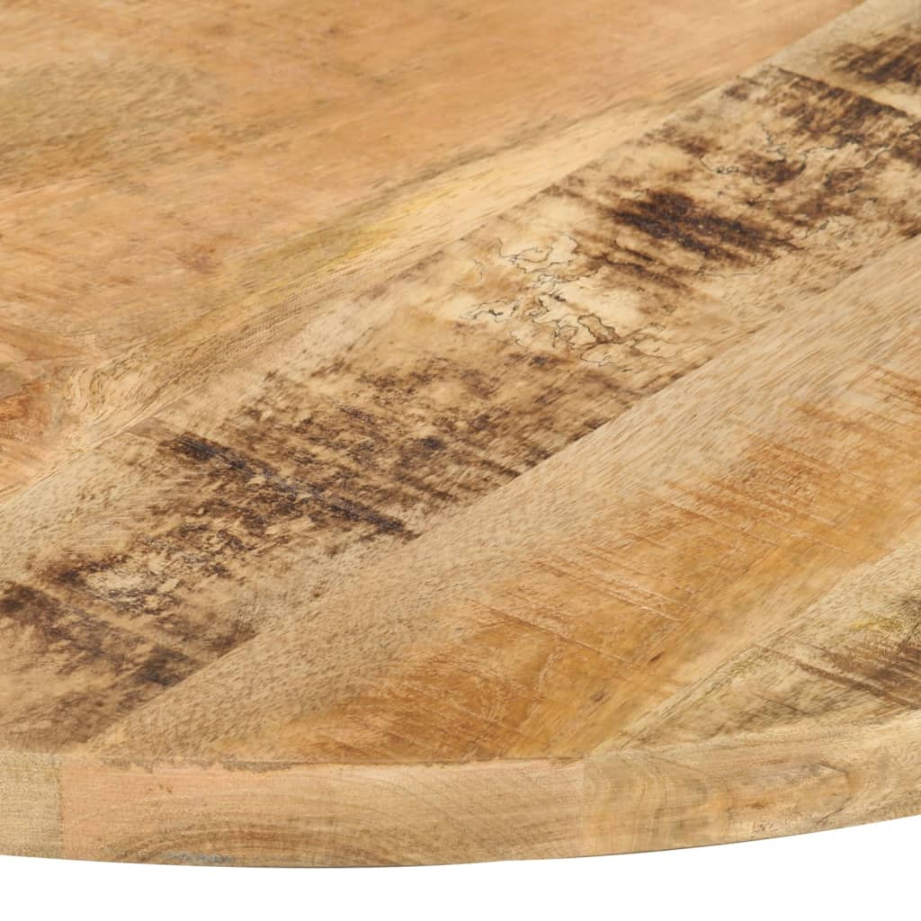 vidaXL Blat stołu, lite drewno mango, okrągły, 25-27 mm, 80 cm