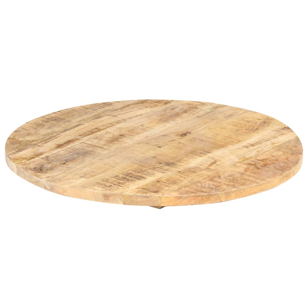 vidaXL Blat stołu, lite drewno mango, okrągły, 25-27 mm, 80 cm