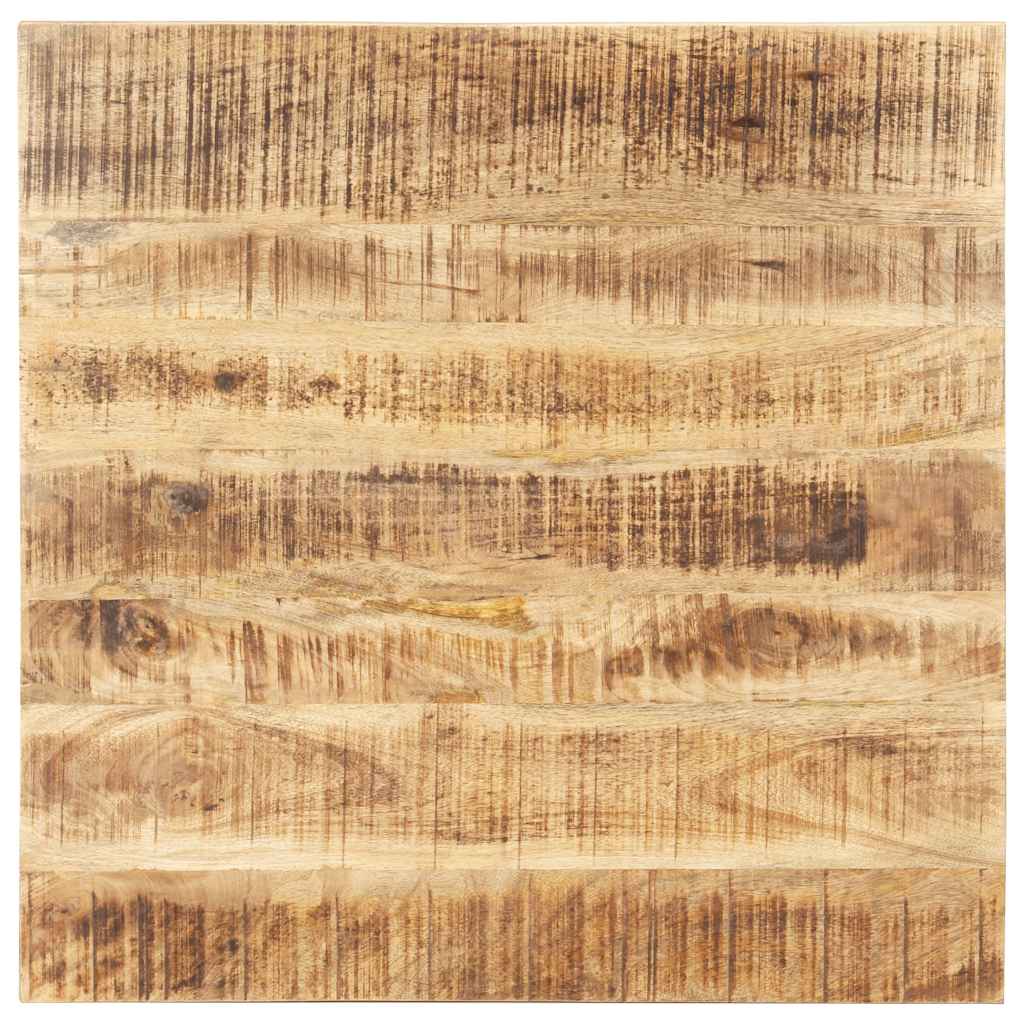 vidaXL Blat stołu, lite drewno mango, 25-27 mm, 60x60 cm