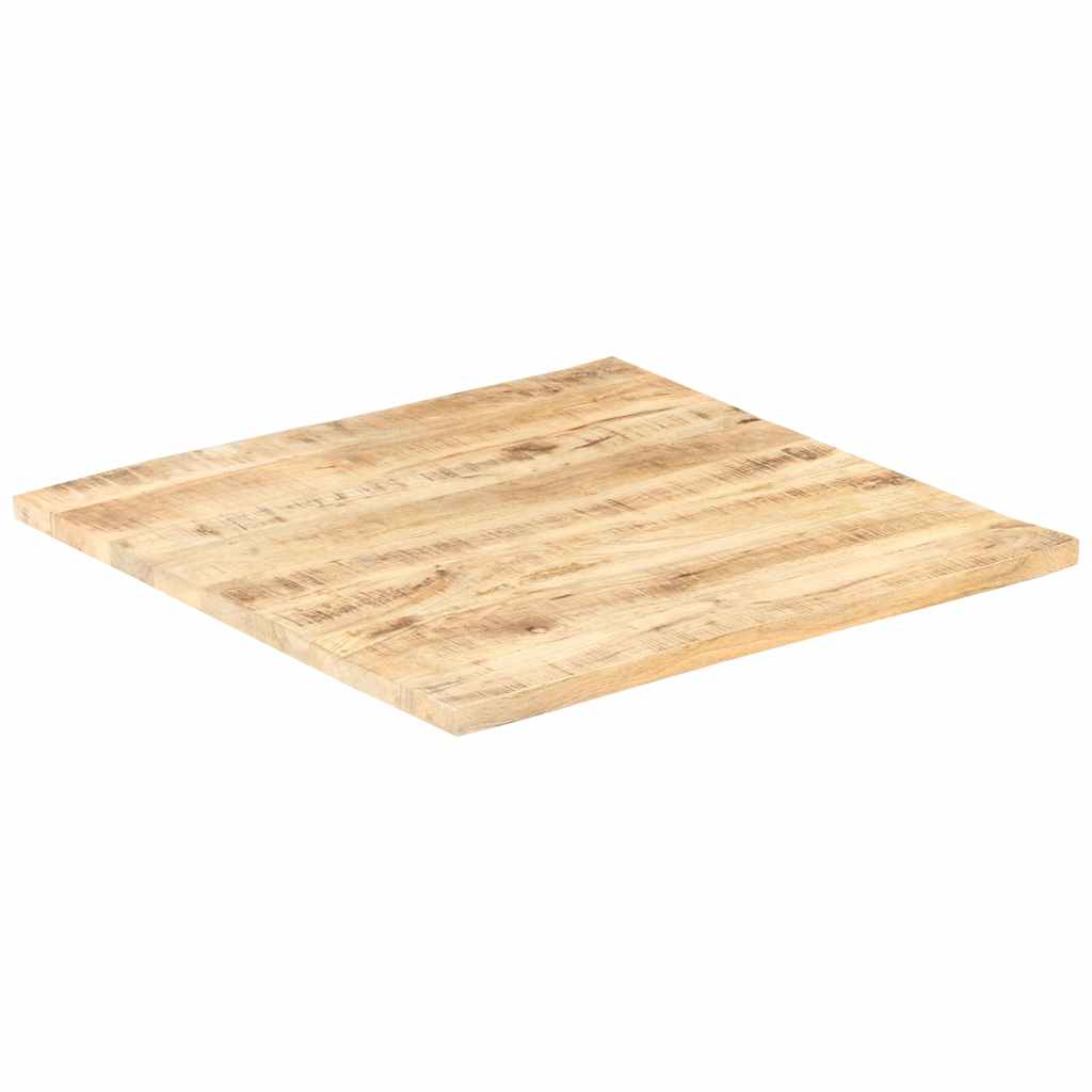 vidaXL Blat stołu, lite drewno mango, 25-27 mm, 60x60 cm