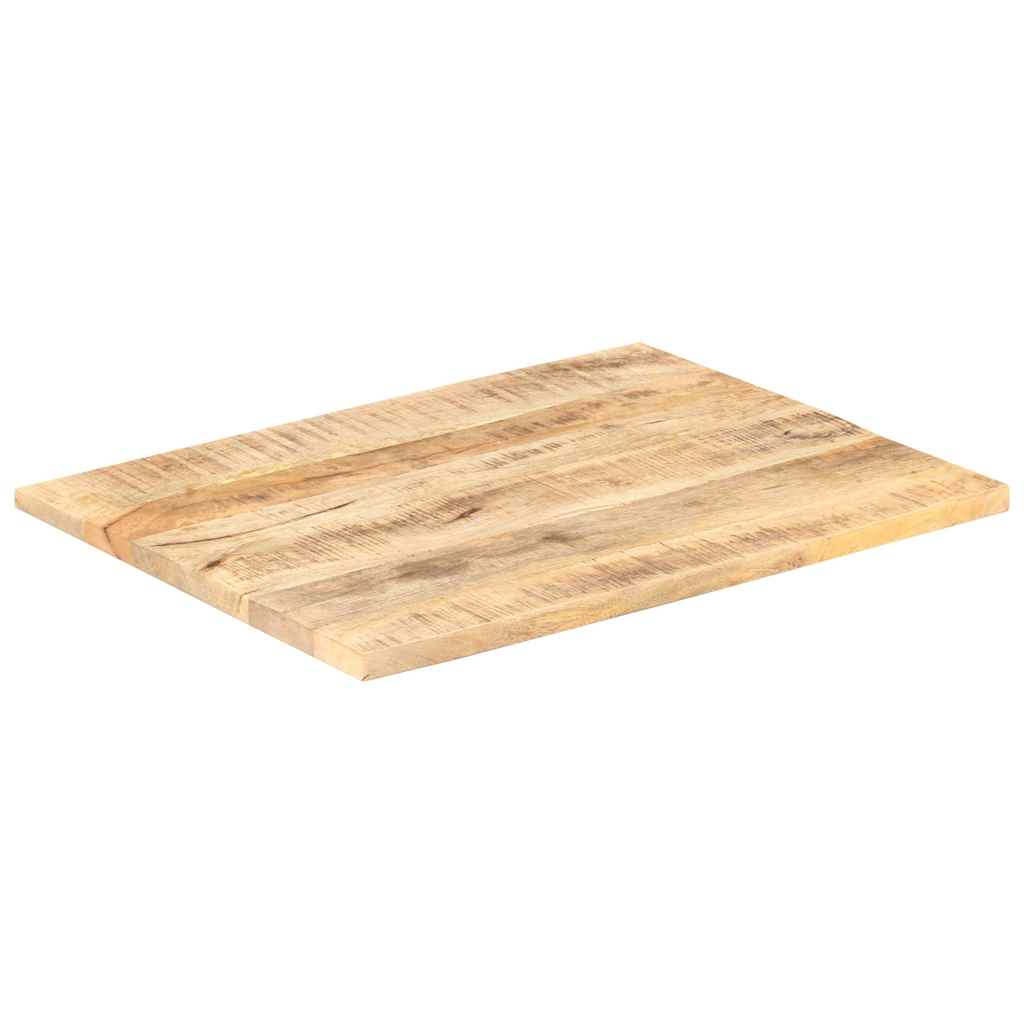 vidaXL Blat stołu, lite drewno mango, 25-27 mm, 70x60 cm