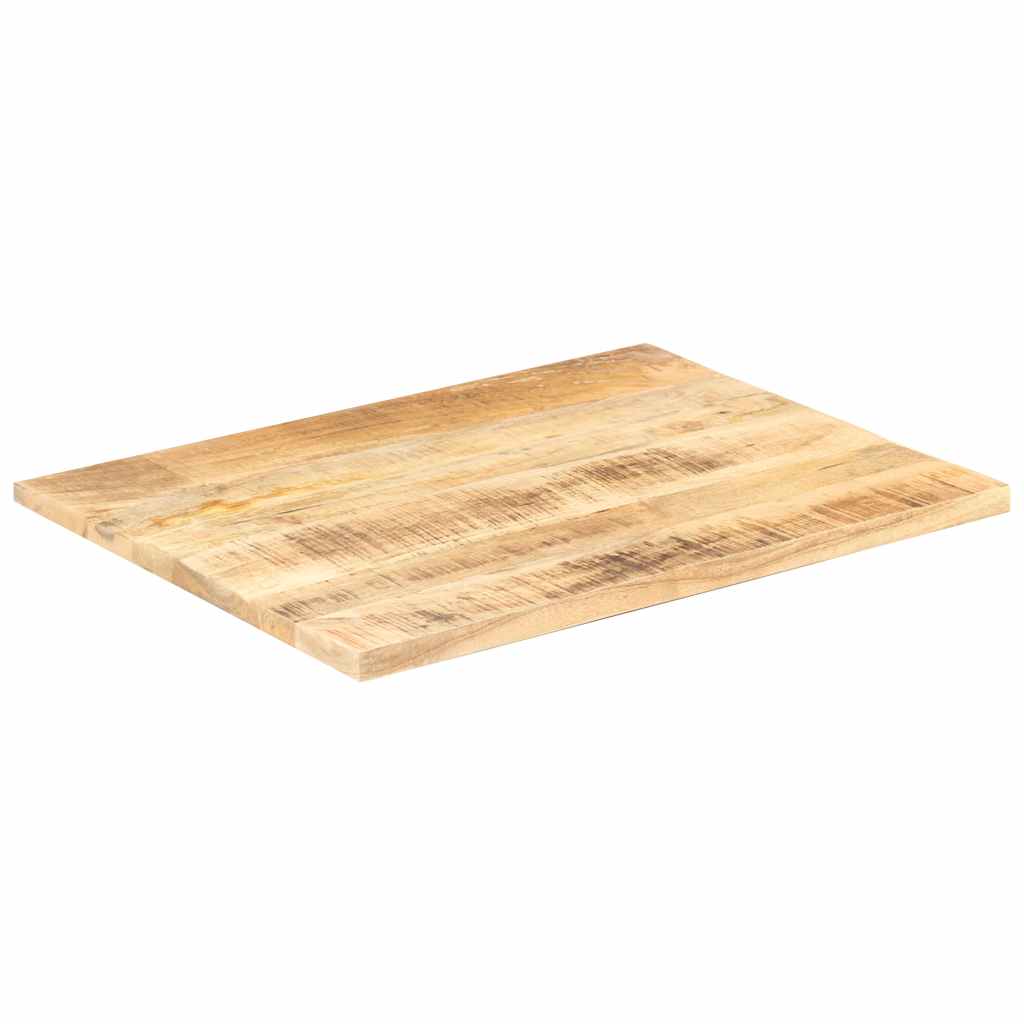 vidaXL Blat stołu, lite drewno mango, 25-27 mm, 70x60 cm