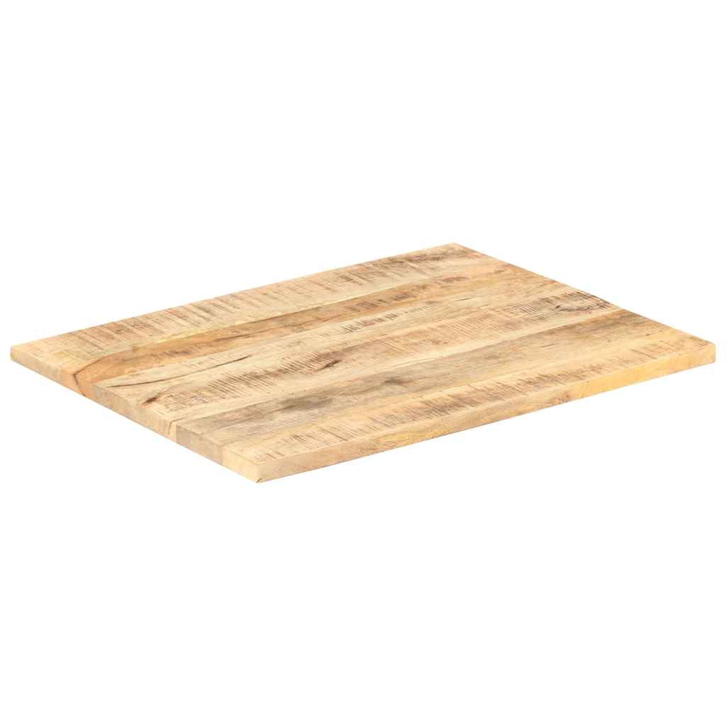 vidaXL Blat stołu, lite drewno mango, 25-27 mm, 80x60 cm