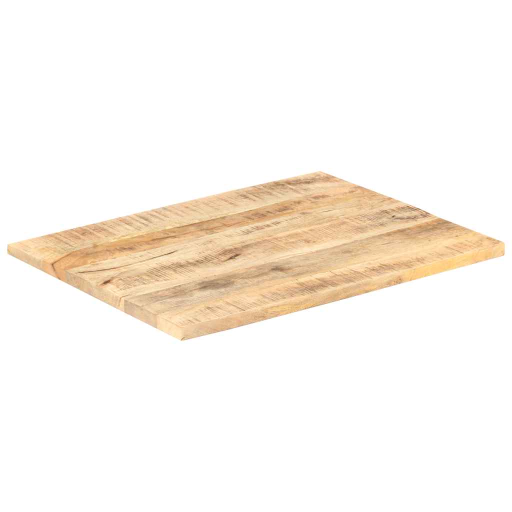vidaXL Blat stołu, lite drewno mango, 25-27 mm, 90x60 cm