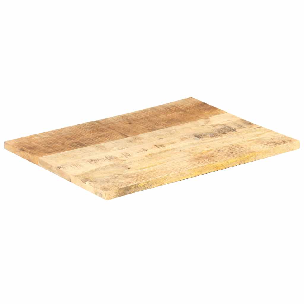 vidaXL Blat stołu, lite drewno mango, 25-27 mm, 90x60 cm