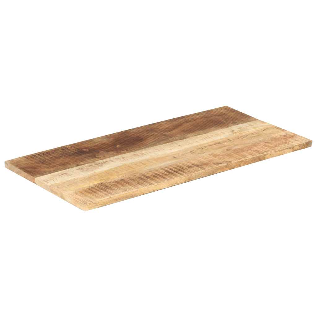 vidaXL Blat stołu, lite drewno mango, 25-27 mm, 100x60 cm