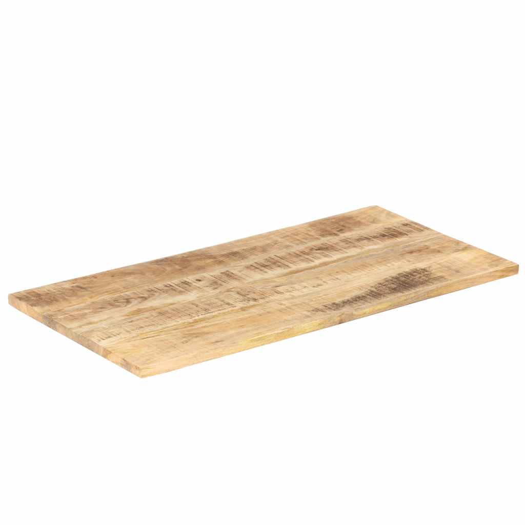 vidaXL Blat stołu, lite drewno mango, 25-27 mm, 100x60 cm