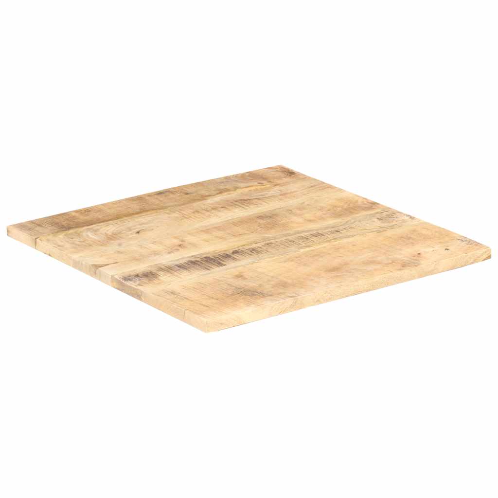 vidaXL Blat stołu, lite drewno mango, 25-27 mm, 70x70 cm