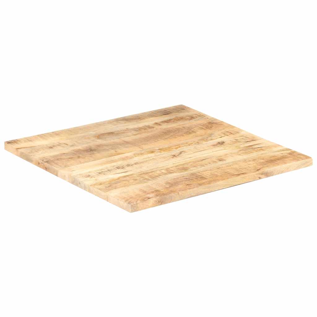vidaXL Blat stołu, lite drewno mango, 25-27 mm, 70x70 cm