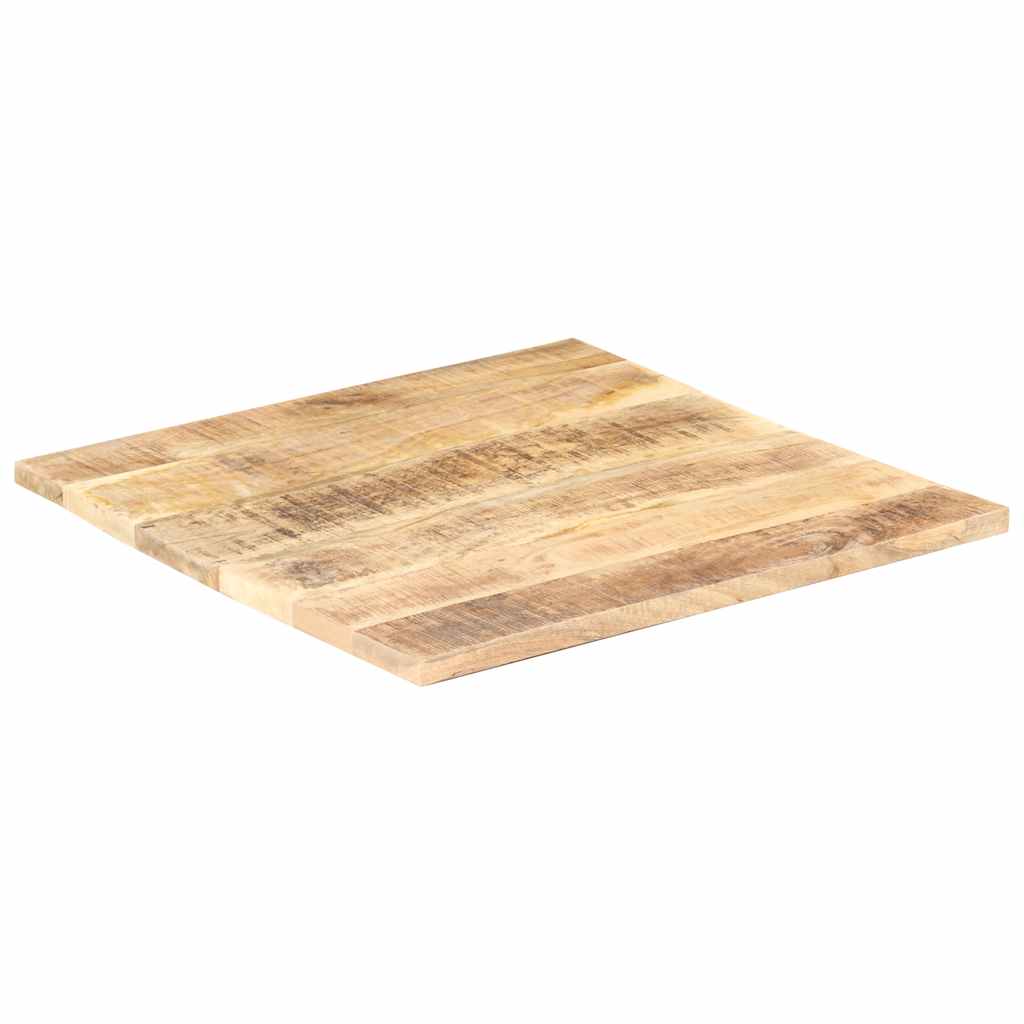 vidaXL Blat stołu, lite drewno mango, 25-27 mm, 70x70 cm