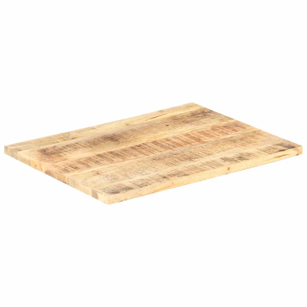 vidaXL Blat stołu, lite drewno mango, 25-27 mm, 80x70 cm