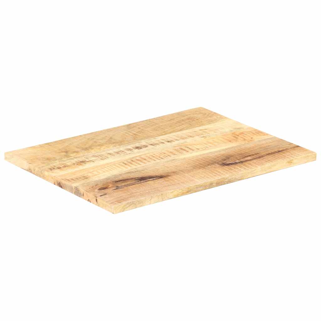 vidaXL Blat stołu, lite drewno mango, 25-27 mm, 90x70 cm