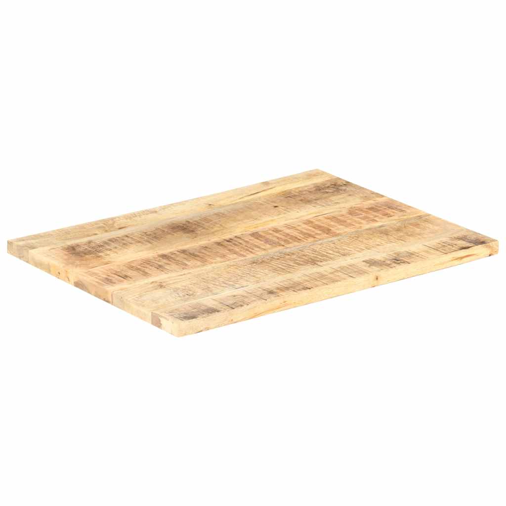 vidaXL Blat stołu, lite drewno mango, 25-27 mm, 90x70 cm