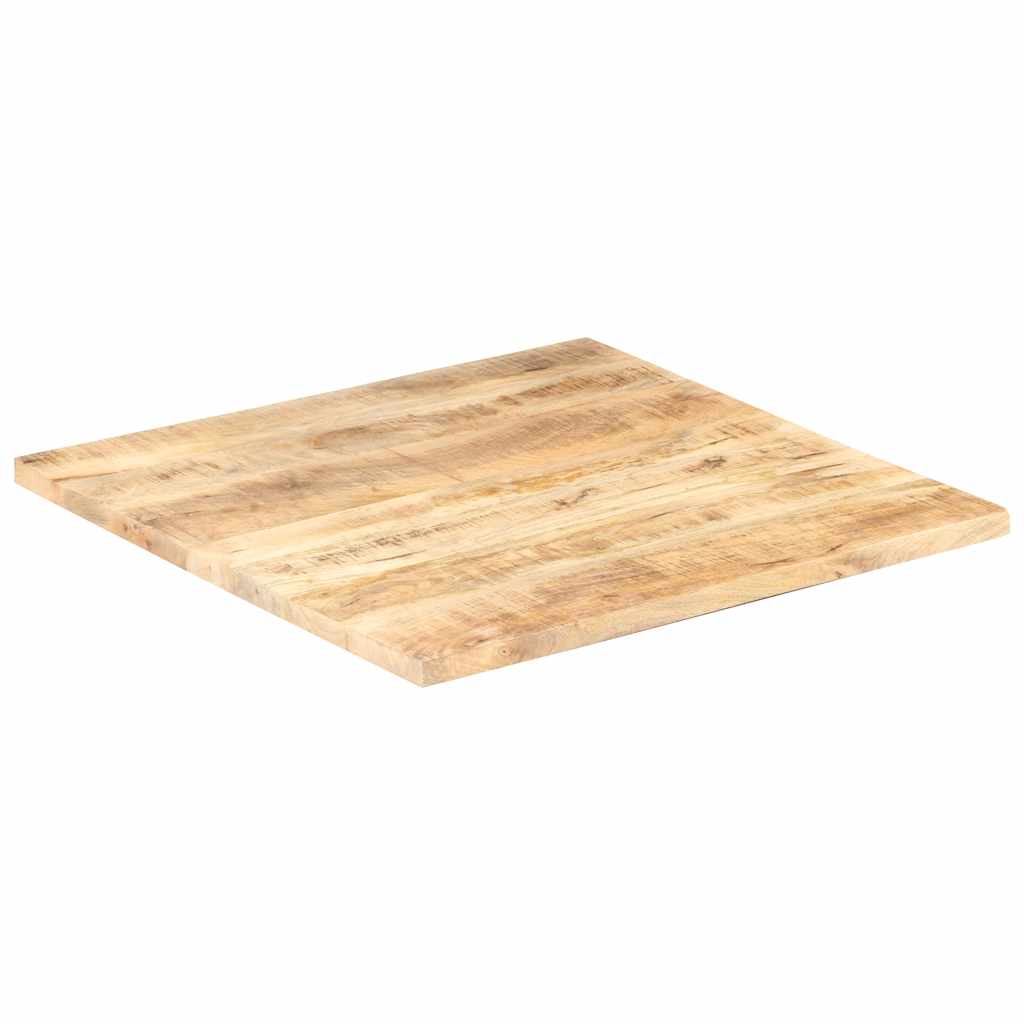 vidaXL Blat stołu, lite drewno mango, 25-27 mm, 80x80 cm