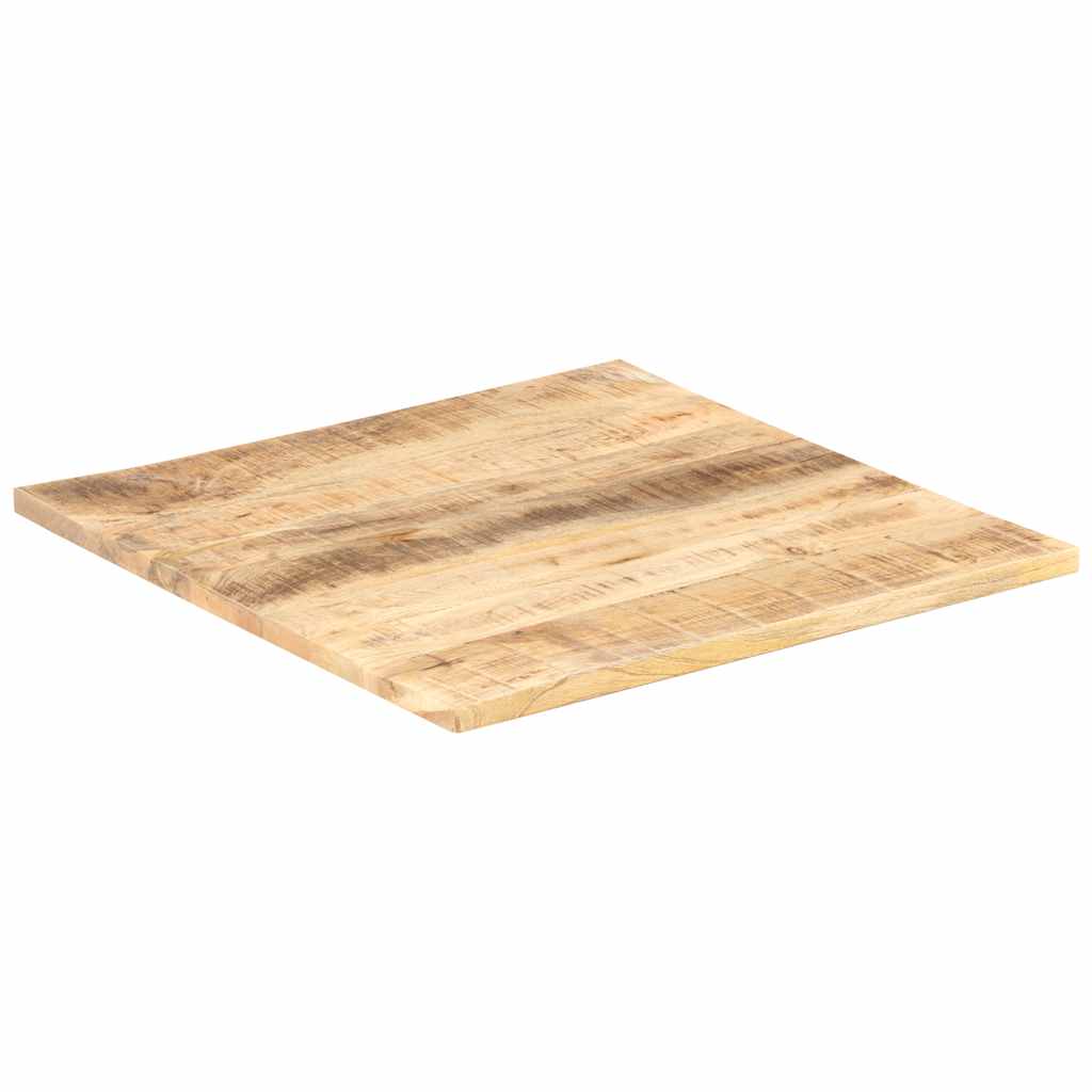 vidaXL Blat stołu, lite drewno mango, 25-27 mm, 80x80 cm