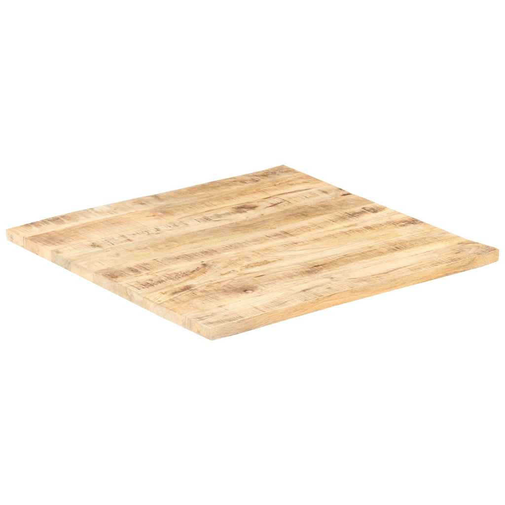 vidaXL Blat stołu, lite drewno mango, 25-27 mm, 80x80 cm