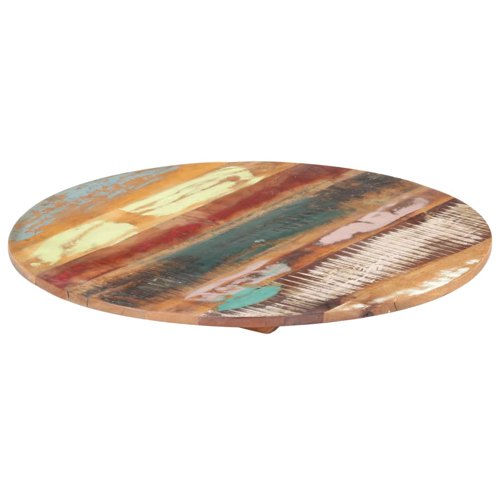 vidaXL Okrągły blat stołu, 40 cm, 15-16 mm, lite drewno odzyskane