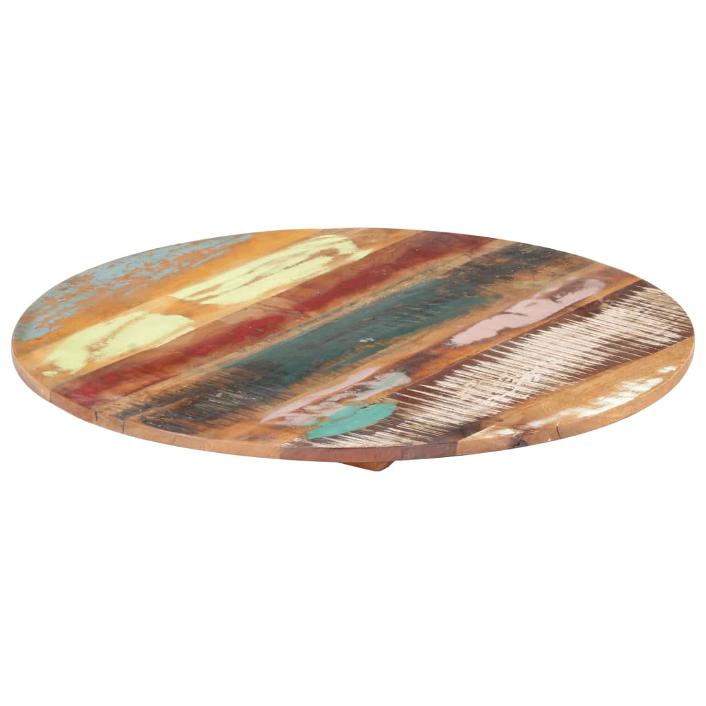 vidaXL Okrągły blat stołu, 50 cm, 15-16 mm, lite drewno odzyskane