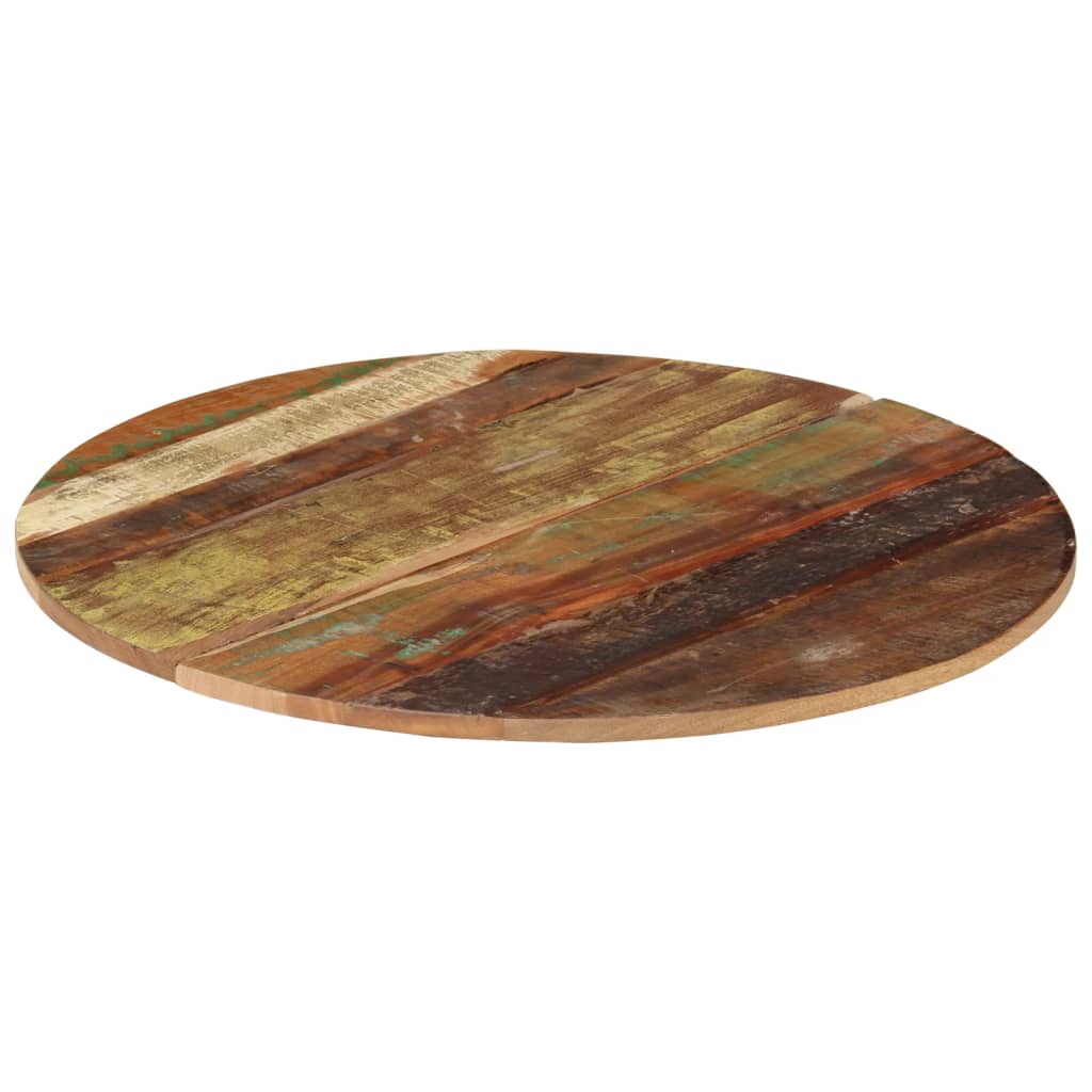 vidaXL Okrągły blat stołu, 70 cm, 15-16 mm, lite drewno odzyskane