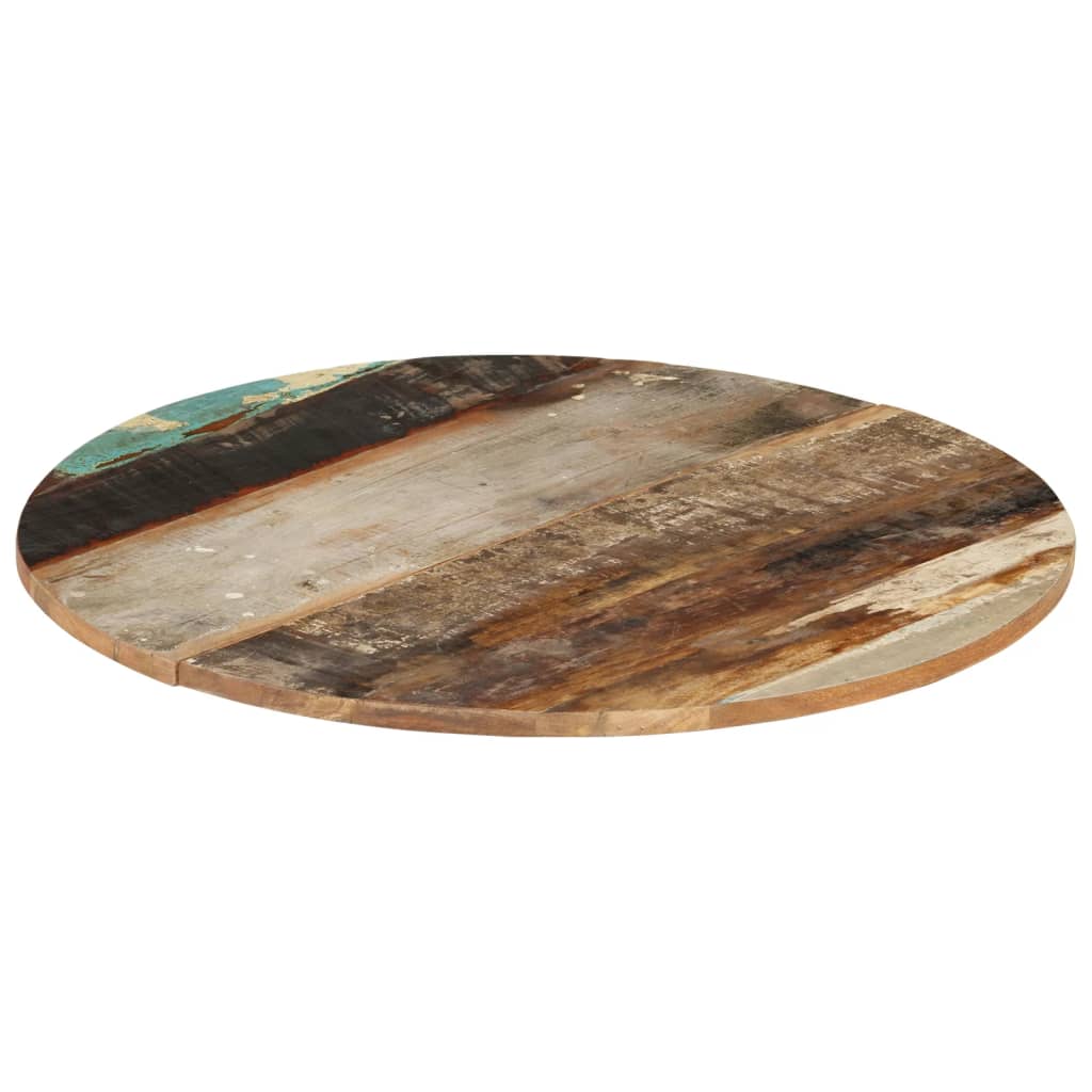 vidaXL Okrągły blat stołu, 70 cm, 15-16 mm, lite drewno odzyskane