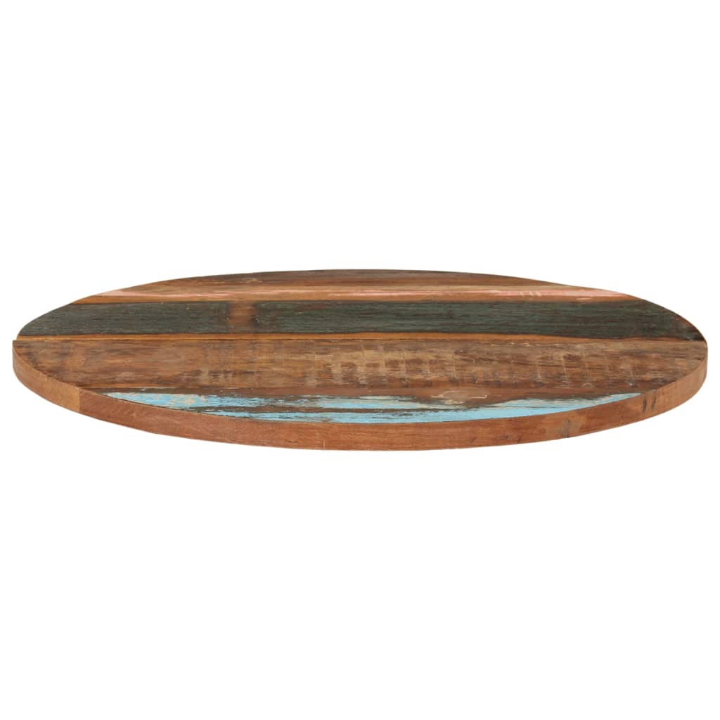 vidaXL Okrągły blat stołu, 70 cm, 25-27 mm, lite drewno z odzysku
