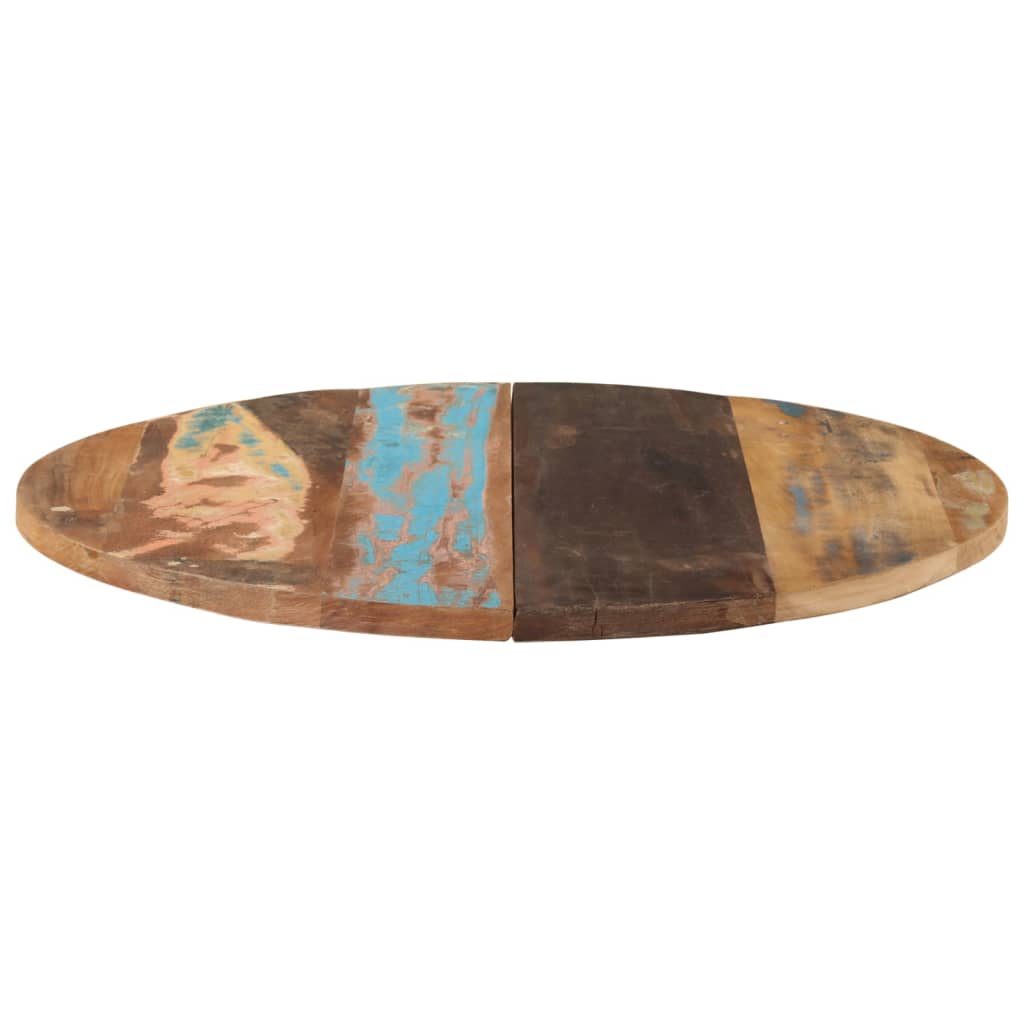 vidaXL Okrągły blat stołu, 80 cm, 25-27 mm, lite drewno odzyskane