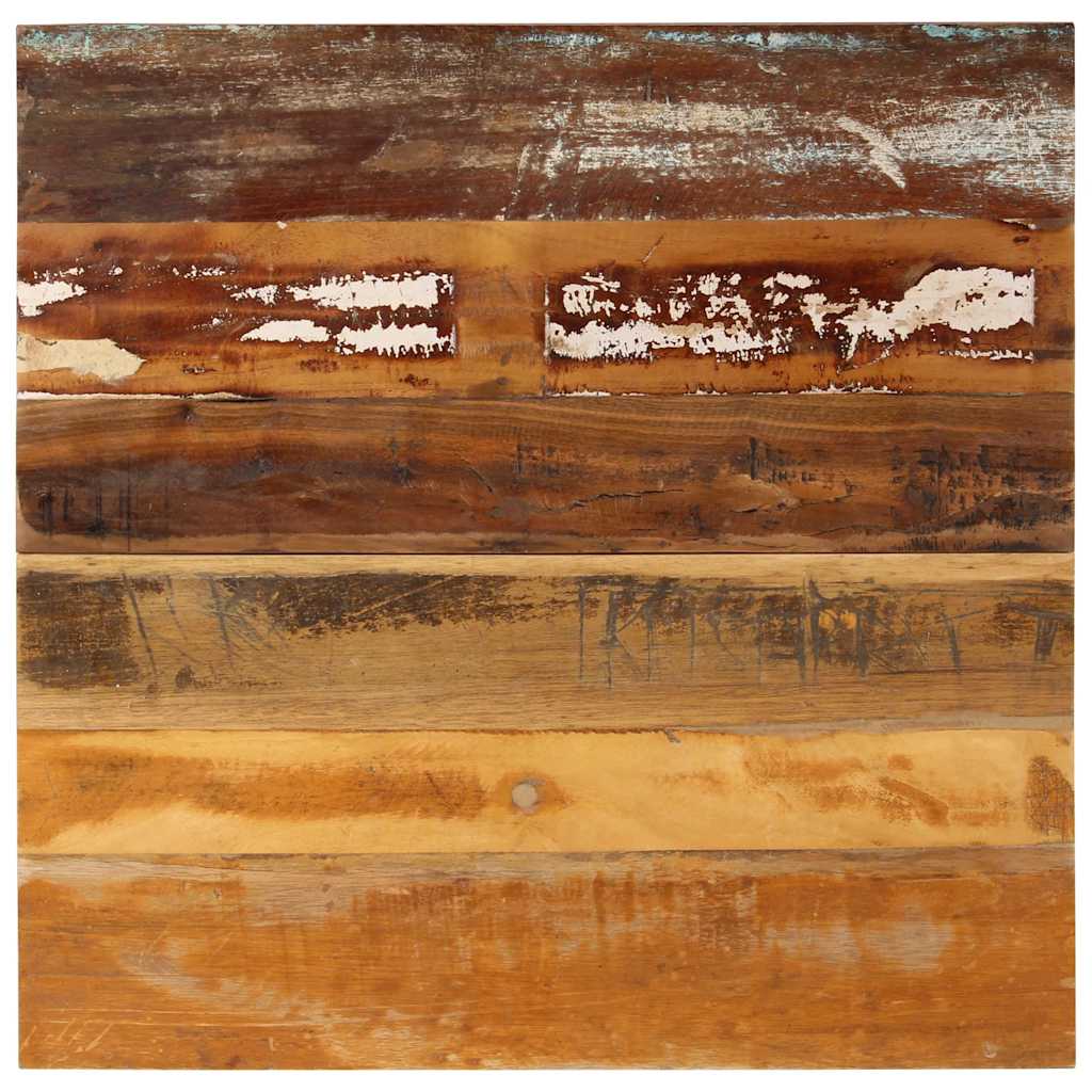 vidaXL Kwadratowy blat do stołu, 70x70 cm, 15-16 mm, drewno z odzysku