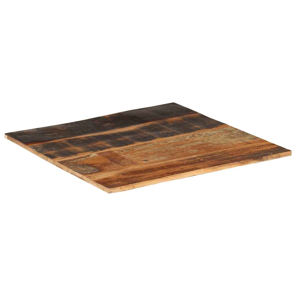 vidaXL Kwadratowy blat do stołu, 70x70 cm, 15-16 mm, drewno z odzysku