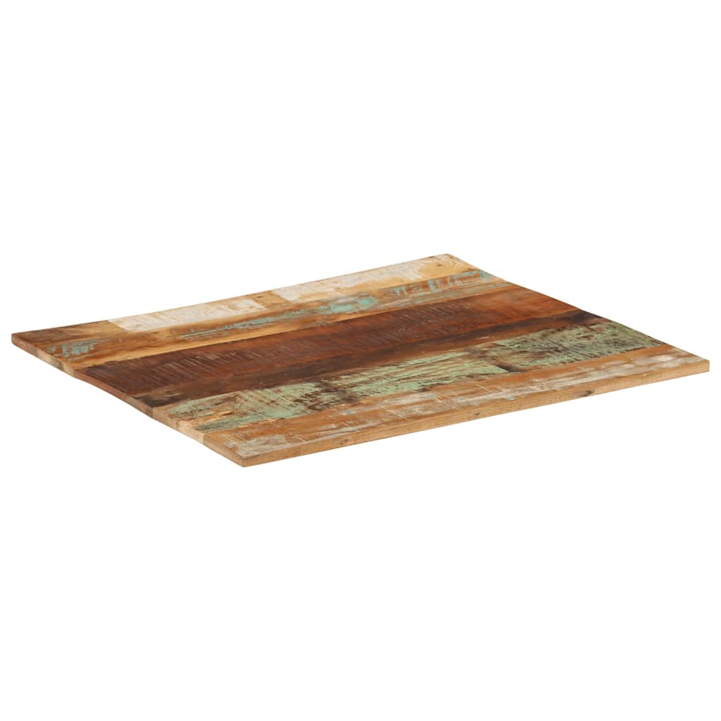 vidaXL Prostokątny blat do stołu, 70x80 cm, 15-16 mm, drewno z odzysku