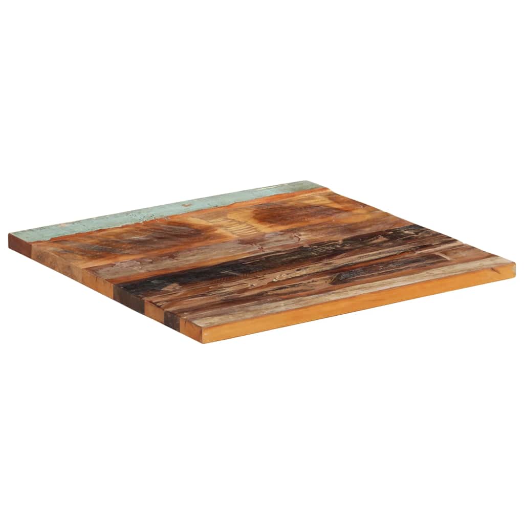 vidaXL Kwadratowy blat stołu 60x60 cm, 25-27 mm, lite drewno z odzysku