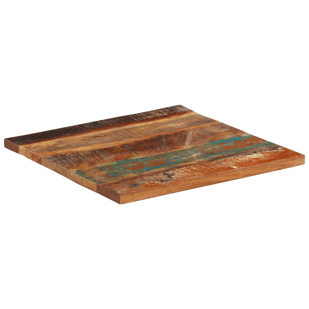 vidaXL Kwadratowy blat stołu 60x60 cm, 25-27 mm, lite drewno z odzysku