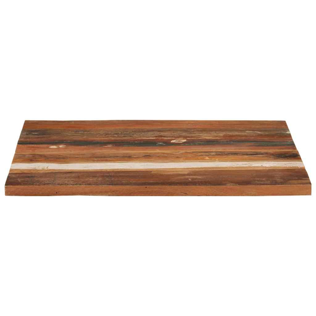 vidaXL Kwadratowy blat stołu 70x70 cm, 25-27 mm, lite drewno z odzysku