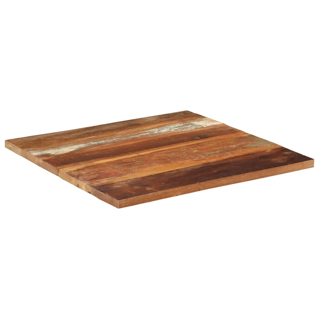vidaXL Kwadratowy blat stołu 70x70 cm, 25-27 mm, lite drewno z odzysku