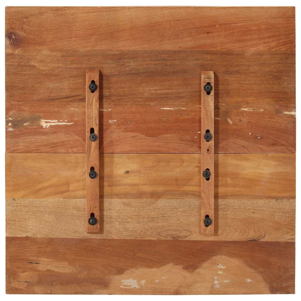 vidaXL Kwadratowy blat stołu 70x70 cm, 25-27 mm, lite drewno z odzysku